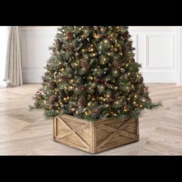 Barnwood Christmas collar tree new - Picture 1 of 5
